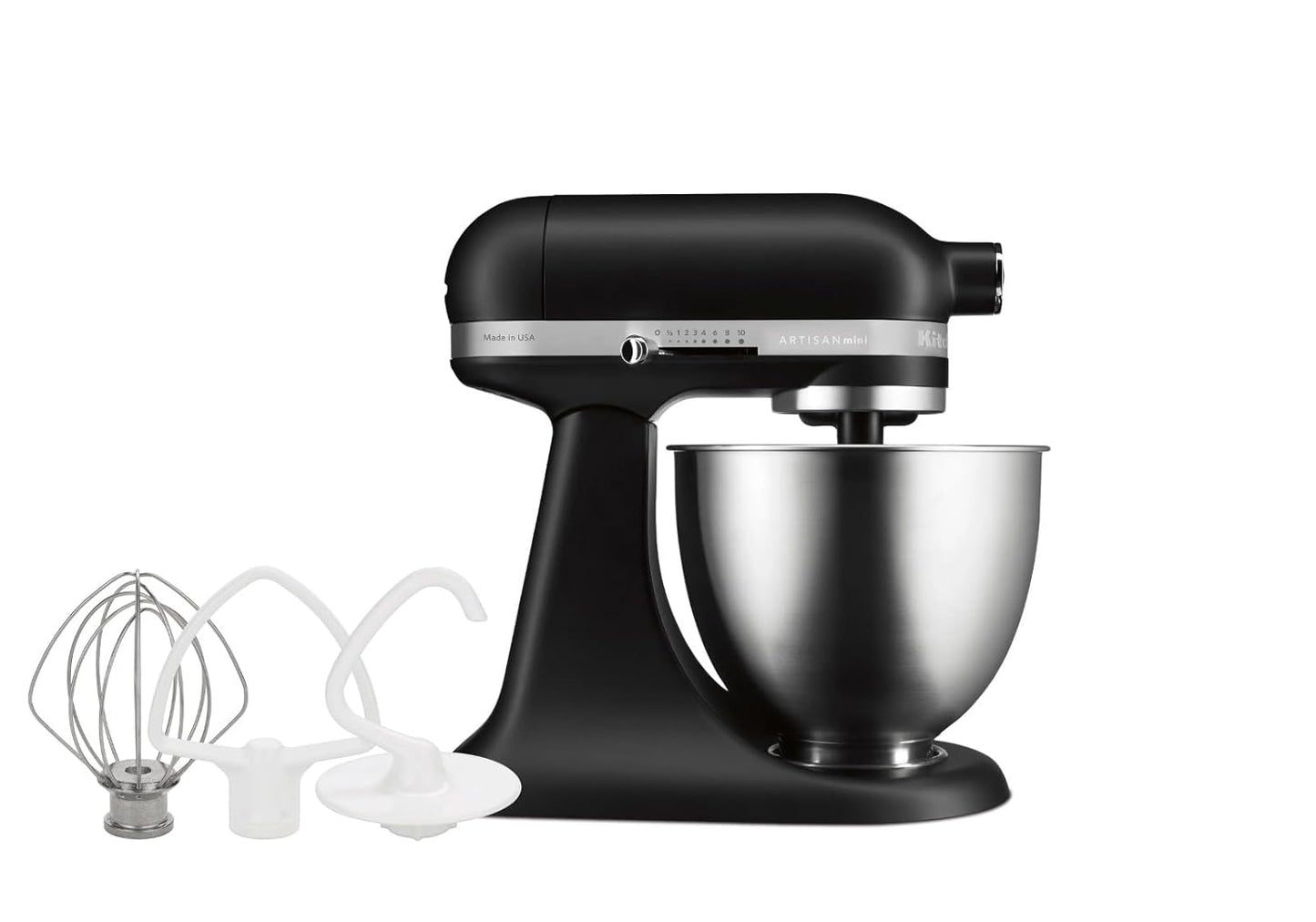 KitchenAid Mini 3.3-Litre Stand Mixer (Black Matte)