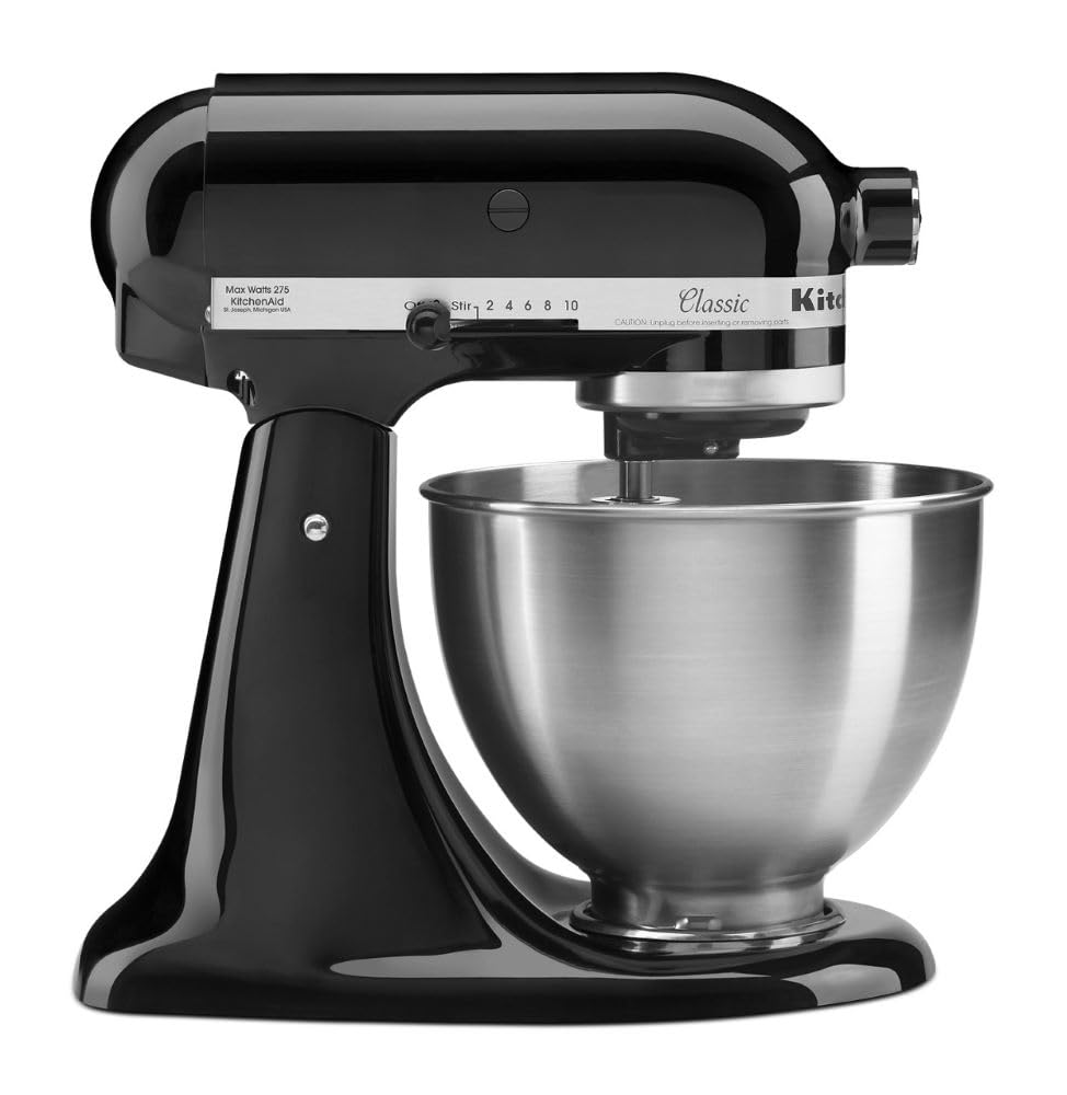 KitchenAid 4.3L Classic Tilt Head Stand Mixer Onyx Black