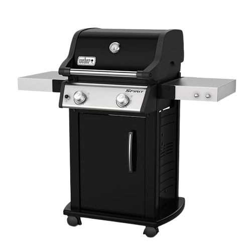 Weber Spirit II E-215 Gas Grill – Compact 2-Burner BBQ, Black