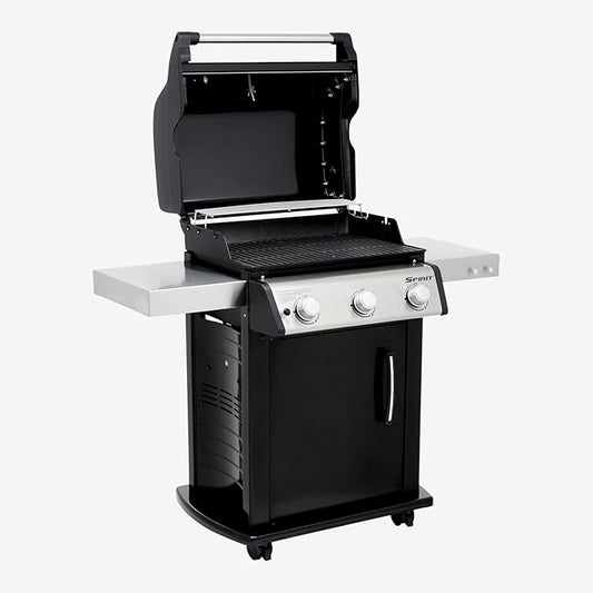 Weber Spirit E-315 Gas Grill – 3-Burner BBQ, Black