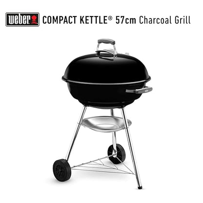 Weber Compact 57cm Charcoal Grill with Thermometer