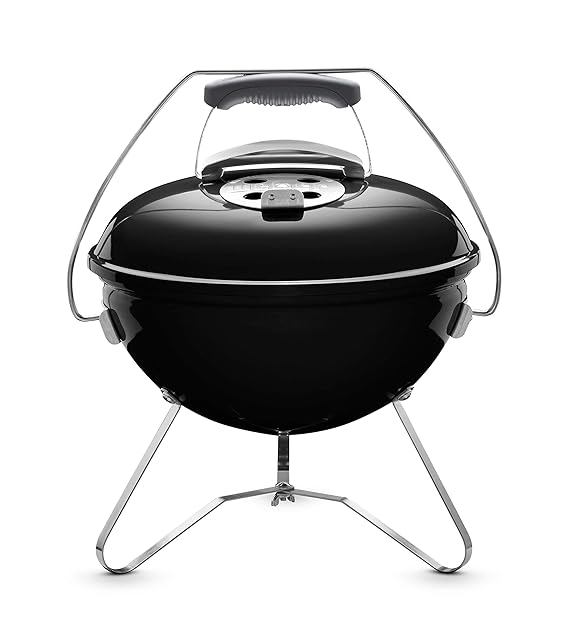 Weber Smokey Joe 37cm Charcoal Grill – Portable BBQ with Thermometer