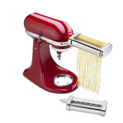 KitchenAid KSMPCA 2 Piece Pasta Cutter Attachment Set, Silver