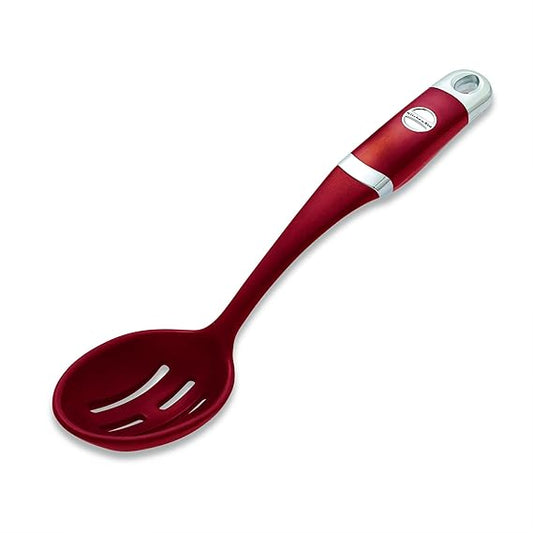 KitchenAid Silicone Slotted Spoon - Empire Red