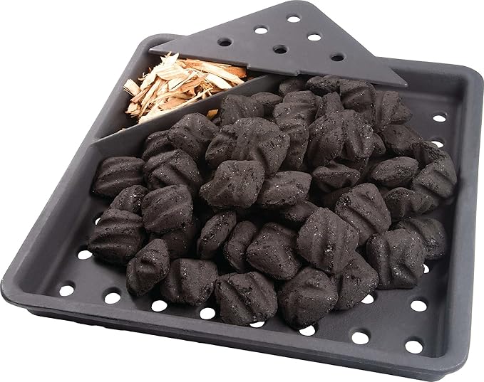 Napoleon 67732 Charcoal and Smoker Tray, One Size, Cast Iron