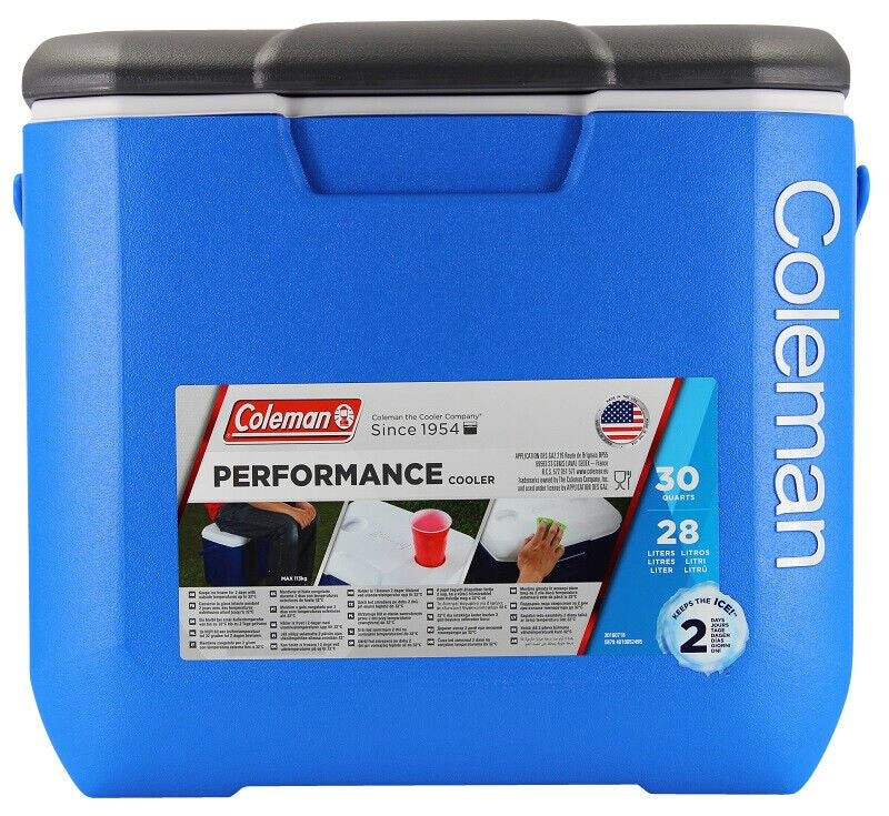 Coleman 30QT Excursion Cooler Blue